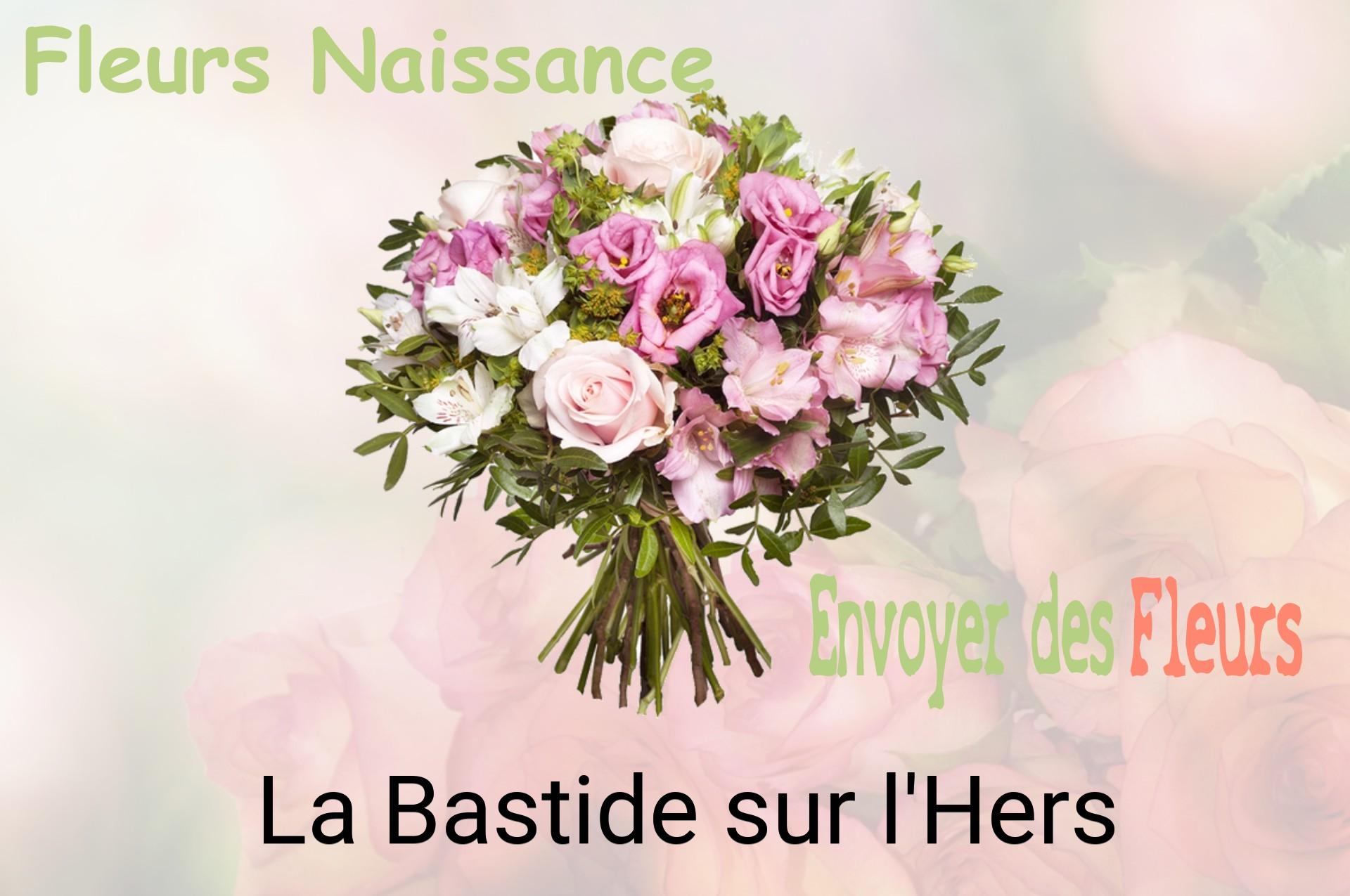 Bouquet de fleurs de naissance livré à La Bastide-sur-l'Hers